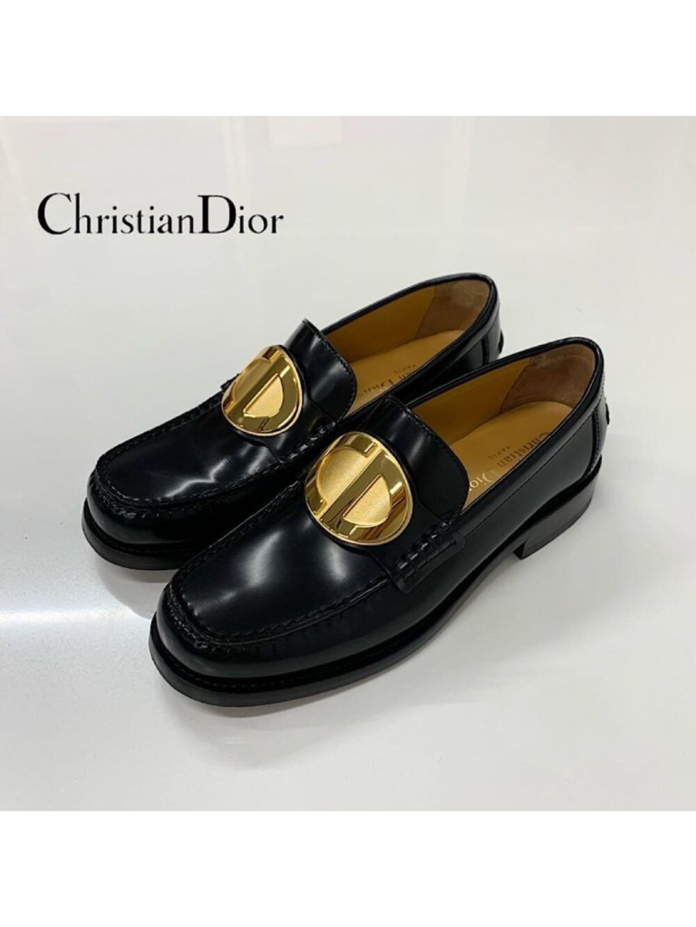 Dior Forever CD Logo Plate Loafers